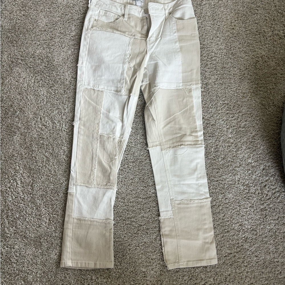 Forever 21 Cream Premium Pants